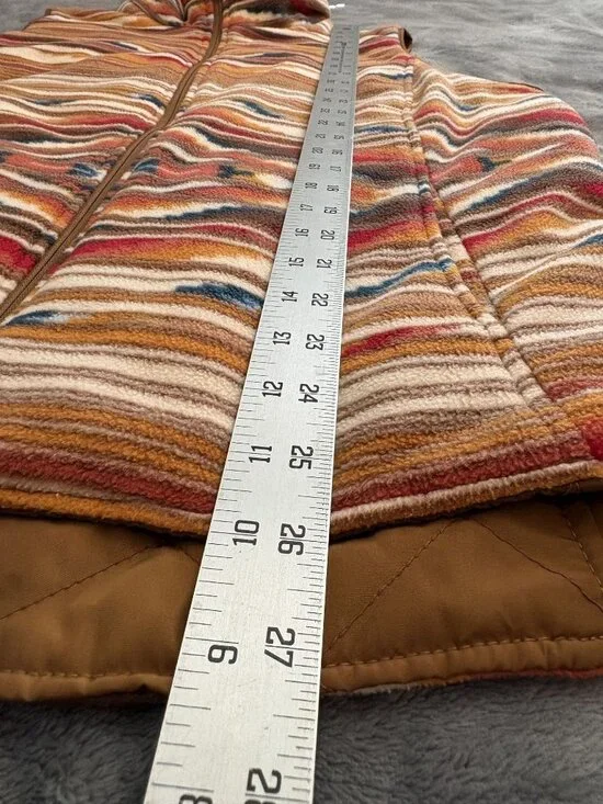 Ariat Dilon Chimayo Vest Womens Medium Brown Southwestern Western Aztec Cowgirl - Picture 11 of 11